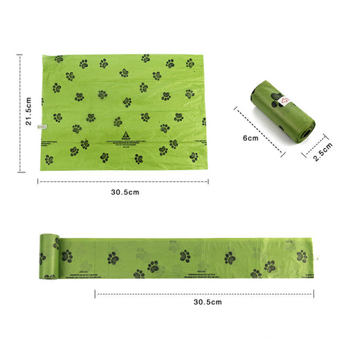 Pack de 8 Rollos de Bolsas Biodegradables Higiénicas – Resistentes y Antifugas